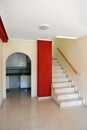 Stairs to the second floor of the Spanish house of Torrevieja. Royalty Free Stock Photo