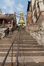 Stairs to the Swayambhunath Temple