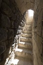 Stairs in the tower of Castillo de la Mola