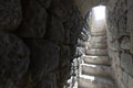 Stairs in the tower of Castillo de la Mola