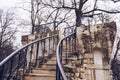 Stairs of Tower-ruin at Tsaritsyno