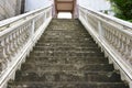 Stairs up to the temple, Thailand, a building devoted to the worship, or regarded as the dwelling place, or