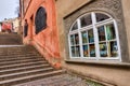 Old castle steps in Prague Royalty Free Stock Photo