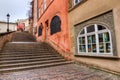 Old castle steps in Prague Royalty Free Stock Photo