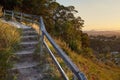 Path with stair in New Zealand Royalty Free Stock Photo