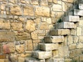 Stairs in wall