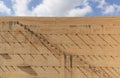 Stairs on a wall of Castillo de la Mola i