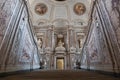 Stairway access to the Royal Palace of Caserta, It Royalty Free Stock Photo