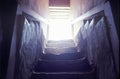 Stairway at the Aztec Indian ruins, La Plata, NM