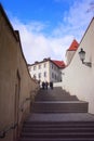 Stairway behind Prag castle