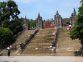 Stairway entrance to KHAI DINH tomb, a VIETNAM king emperor monument