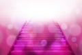 Stairway going up to white light Royalty Free Stock Photo