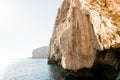 The stairway leading to the Neptune`s Grotto, in Capo Caccia cliffs, near Alghero, in Sardinia, Italy Royalty Free Stock Photo