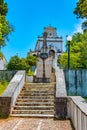 Stairway leading to the sanctuary our lady of incarnation in Leiria, Portugal