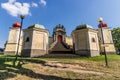 Stairway of the monastery in Kraliky, Czech Republ Royalty Free Stock Photo