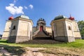 Stairway of the monastery in Kraliky, Czech Republ Royalty Free Stock Photo