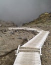 Stairway on the mountain Royalty Free Stock Photo