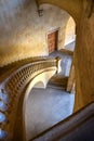 Stairway in Palace of Charles V, Alhambra, Granada, Andalusia, Spain Royalty Free Stock Photo