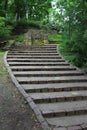Stairway in park Royalty Free Stock Photo