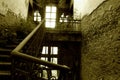 Stairway in ruins Royalty Free Stock Photo
