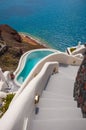 Stairway in Santorini