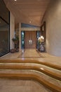 Stairway entry to luxury home