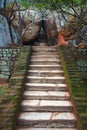 Stairway in Sigiriya Lion Castle