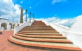 Stairway to heaven in Panama. Steps lead to a second level in the older section of Panama city.