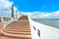 Stairway to heaven in Panama. Steps lead to a second level in the older section of Panama city.