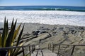 Stairway to Oak Street Beach in Laguna Beach, California.