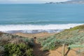 Stairway to ocean beach in Stairway to ocean beach in San Francisco Royalty Free Stock Photo