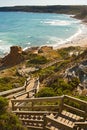 Stairway to the ocean Royalty Free Stock Photo