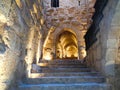 stairway to an old catacomb Royalty Free Stock Photo