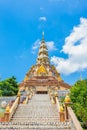 Stairway to Phasornkaew Temple ,Khao Kho Phetchabun Thailand