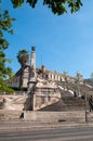 Stairway to Saint Charles train station Royalty Free Stock Photo