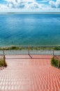 Stairway to the sea Royalty Free Stock Photo