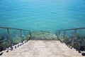 Stairway to the sea Royalty Free Stock Photo