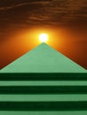 Stairway to Sun Royalty Free Stock Photo