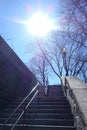 Stairway to the Sun Royalty Free Stock Photo