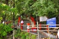 Stairway to Umananda Island Temple, Guwahati, Assam Royalty Free Stock Photo