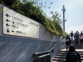 Stairway up to The Bund Sightseeing Avenue