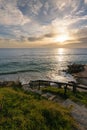 Stairways to the sea, Tarifa, Spain Royalty Free Stock Photo