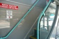 Stairwell Inside of Double-decker Bus