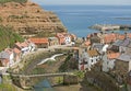 Staithes from Cow Bar. Royalty Free Stock Photo