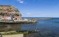 Staithes Harbour, North Yorkshire, England Royalty Free Stock Photo