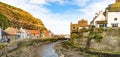 Staithes Harbour North Yorkshire Royalty Free Stock Photo