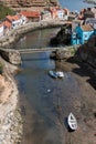 STAITHES, NORTH YORKSHIRE/UK - AUGUST 21 : High angle view of St Royalty Free Stock Photo