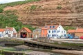 Staithes and Runswick Lifeboat Station, Yorkshire, England.