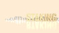 The staking text refers to the process of actively participating in a blockchain network 3d rendering