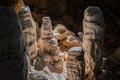 Stalacmites at Dragon cave, Konglor Loop, Thakhek, Laos